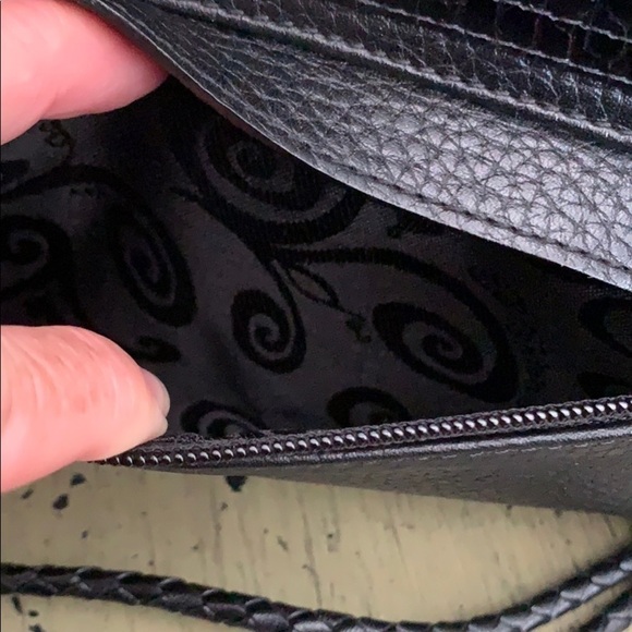 Brighton Pebbled Leather/Crocodile Embossed Purse - Picture 11 of 15